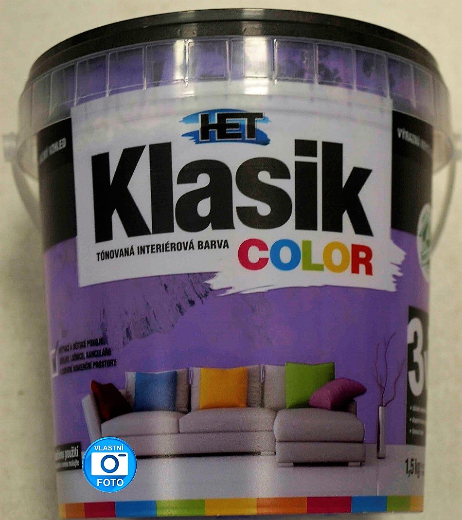 HET Klasik COLOR  0347 fialová 1,5kg