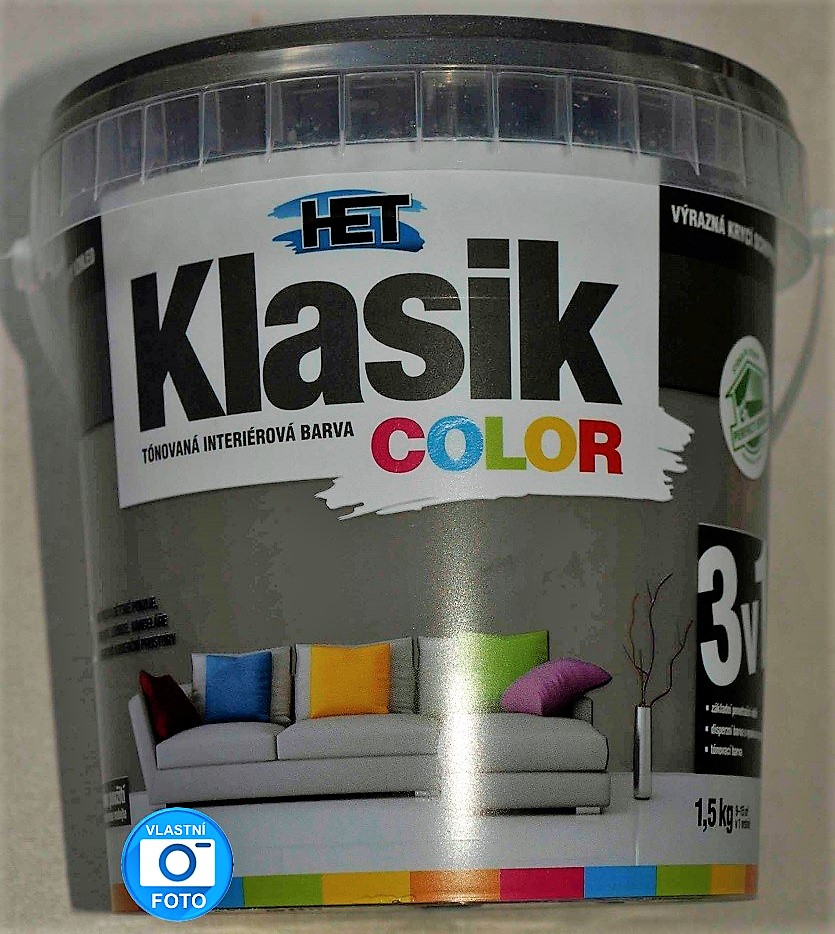 HET Klasik COLOR  0147 šedá 1,5kg