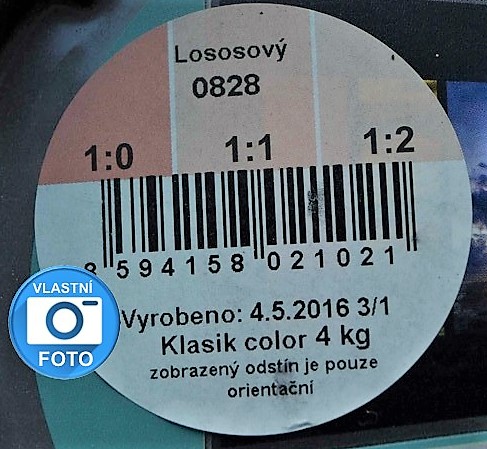 HET Klasik COLOR  lososová