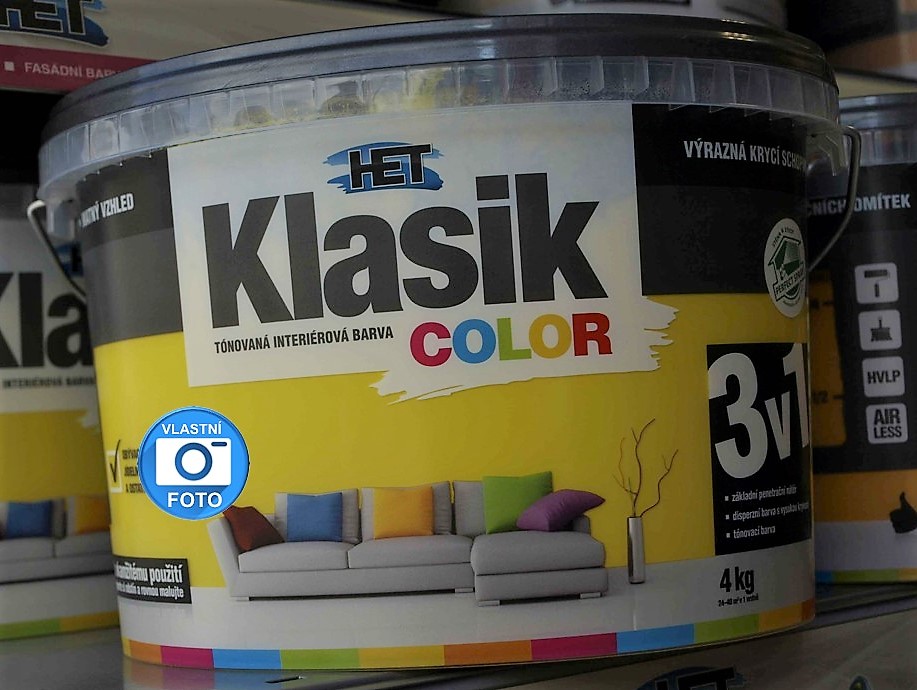 HET Klasik COLOR  žlutá sytá