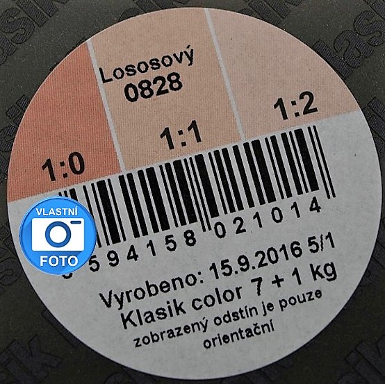 HET Klasik COLOR lososová 