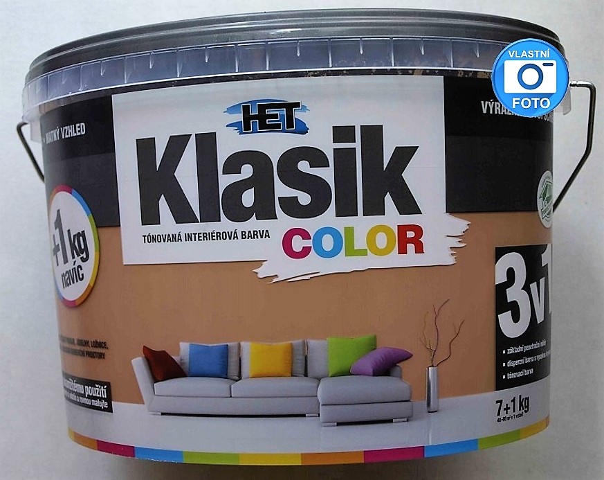HET Klasik COLOR světle hnědá