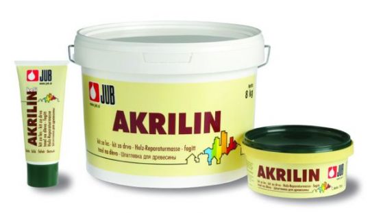 Jub Akrilin - akrylátový tmel na dřevo bílý 750 g