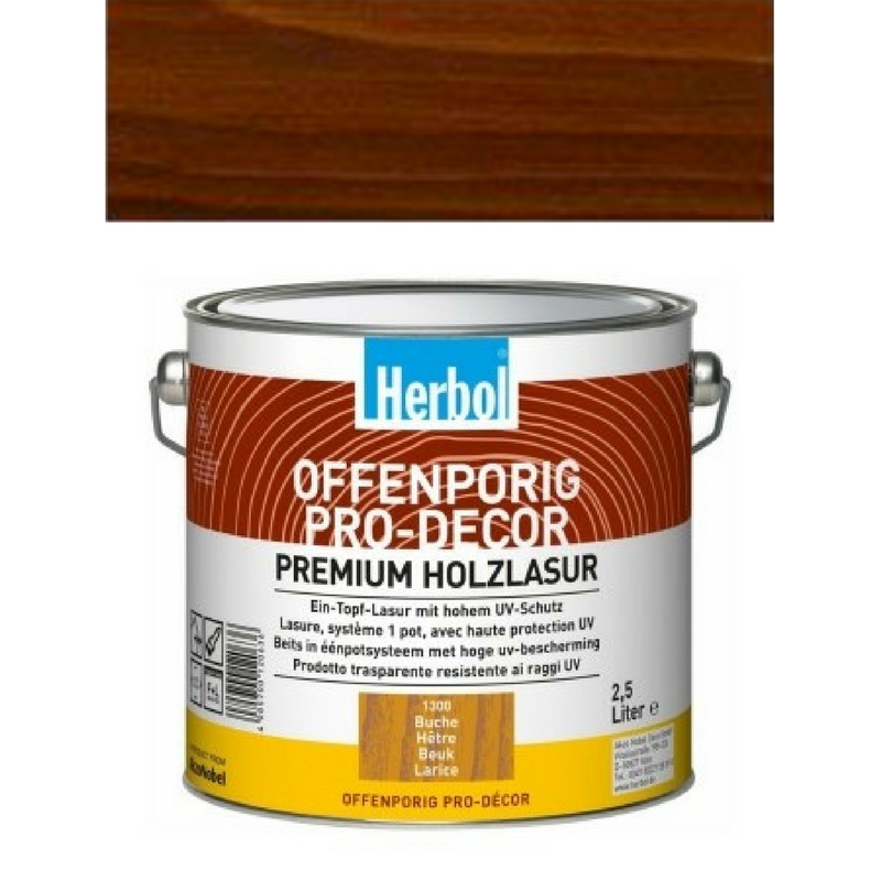 Herbol offenporig pro decor 0,75l ořech