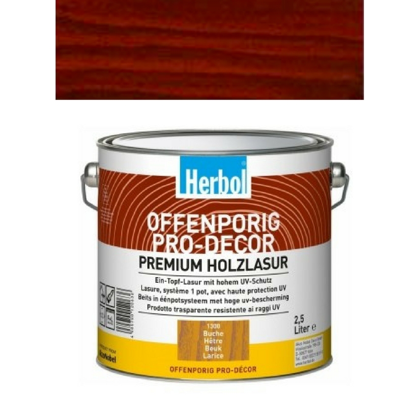 Herbol offenporig pro decor 2,5l mahagon