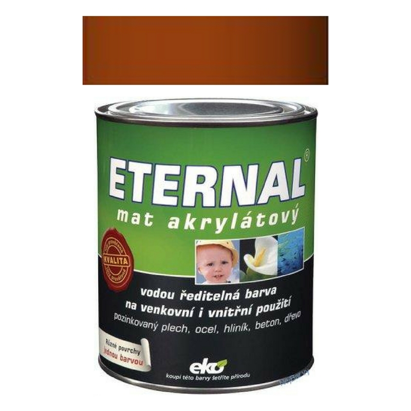 Eternal Mat Akrylátový 0,7 kg, Červenohnědá 07
