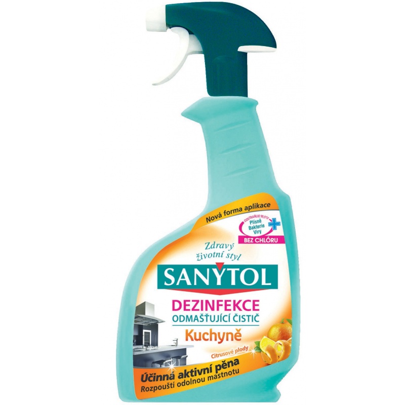 Sanytol odmašťující čistič kuchyně 500ML