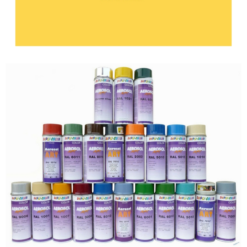 Dupli-Color aerosol ART lesklá RAL 1018 zinková žlutá 400ml