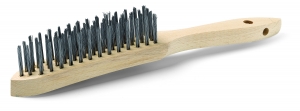 SCHULLER dřevěný drátěný kartáč 6-ti řadý