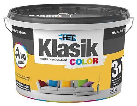 HET Klasik COLOR 0628 žlutý 7+1 kg