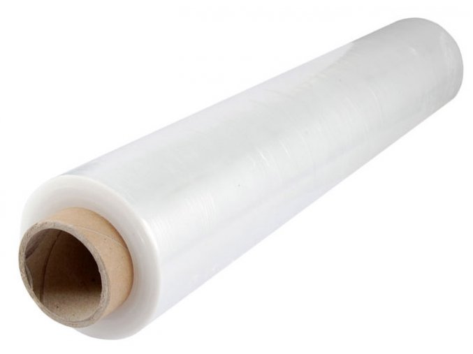 Strečová fólia 50cm 1,9kg čierna alebo číra