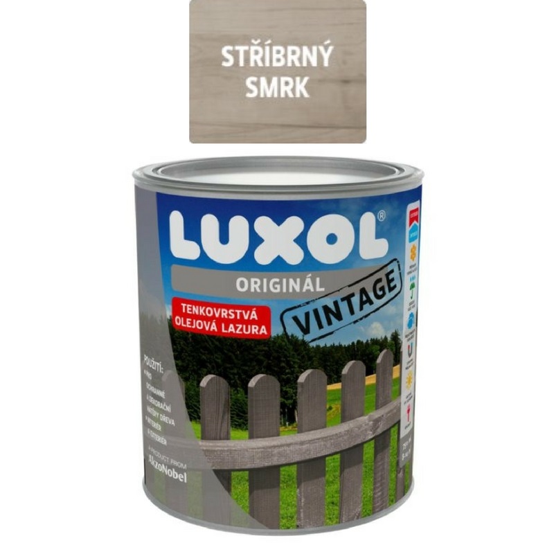 Luxol Originál Vintage strieborný smrek 2,5L - tenkovrstvoválazúra