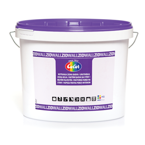 Color barva na stěny vnitřní 5l bílá