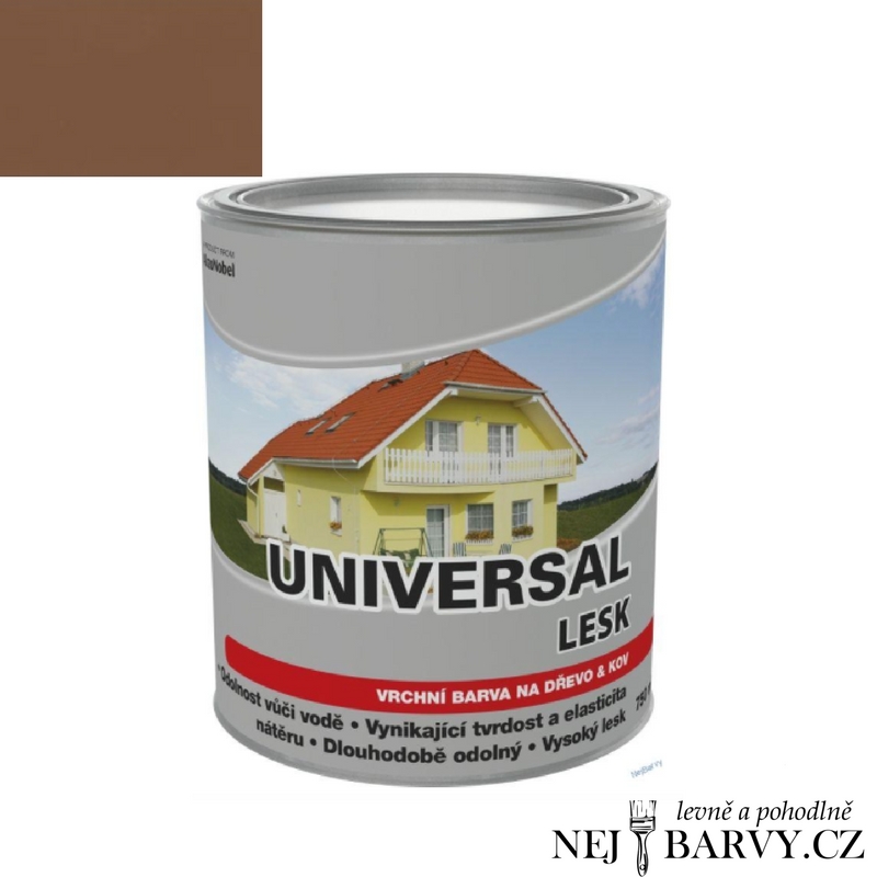 Dulux Universal Lesk 2210 Světle Hnědá 0,75l
