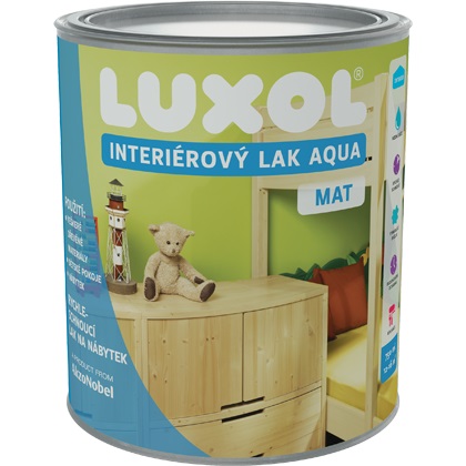 Akzo Nobel LUXOL Interiérový lak aqua mat 0,75 l
