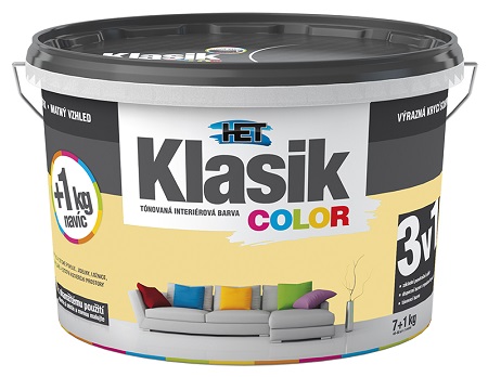 HET Klasik COLOR 0637 žluto oranžový 7+1 kg