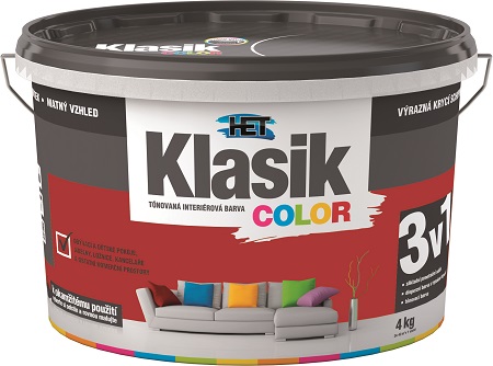 HET Klasik COLOR  0897 vínová 4 kg