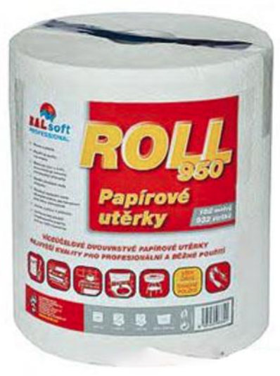 Papierové utierky Roll 950 - 182 metrov
