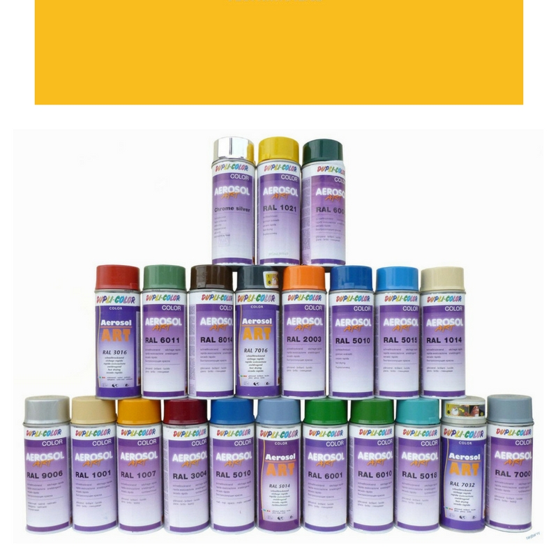 Dupli-Color aerosol ART lesklá RAL 1021 žluť kadmiová 400ml