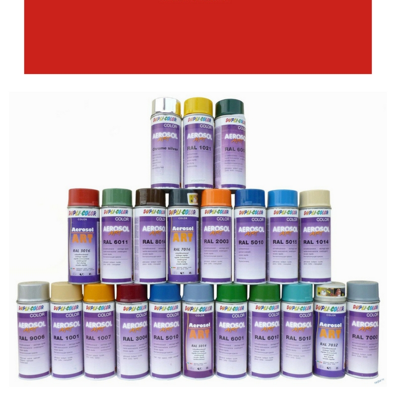 Dupli-Color aerosol ART lesklá RAL 2002 rumělková 400ml