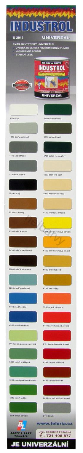 Industrol barva na tabule S2122/0199 černá 0,6l