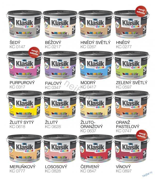 HET Klasik COLOR žluto oranžový 4 kg
