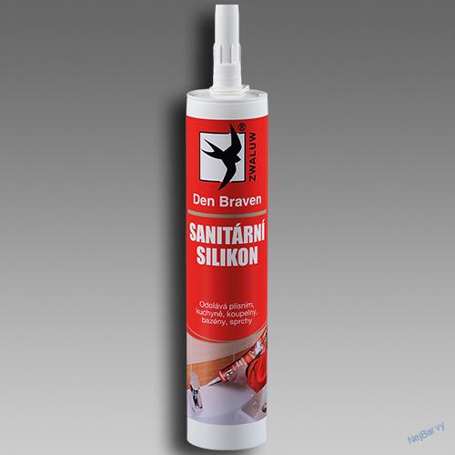 DEN BRAVEN sanitární silikon kartuš-transparent 310ml (Sanitární silikon)